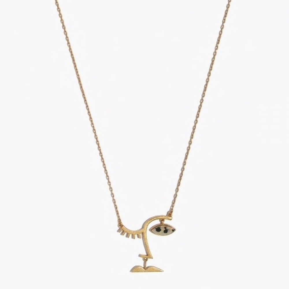 NEW Madewell Face Value Pendant Necklace - Picture 2 of 4